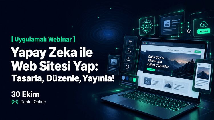 Yapay Zeka ile Web Sitesi yap: Tasarla, Düzenle, Yayınla!
